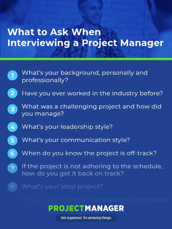 project manager interview presentation questions