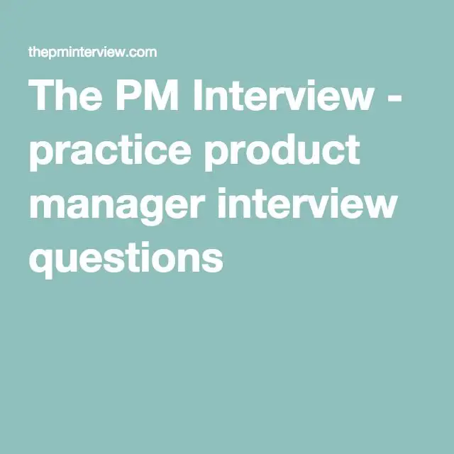 The PM Interview