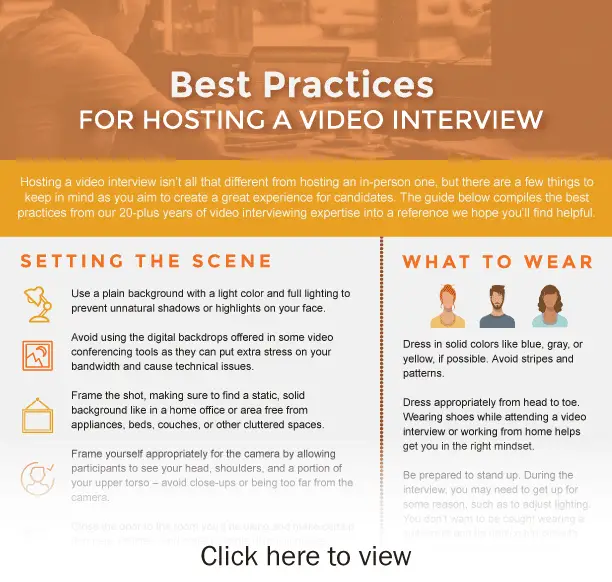 Tips for Conducting and Participating in virtual Interviews