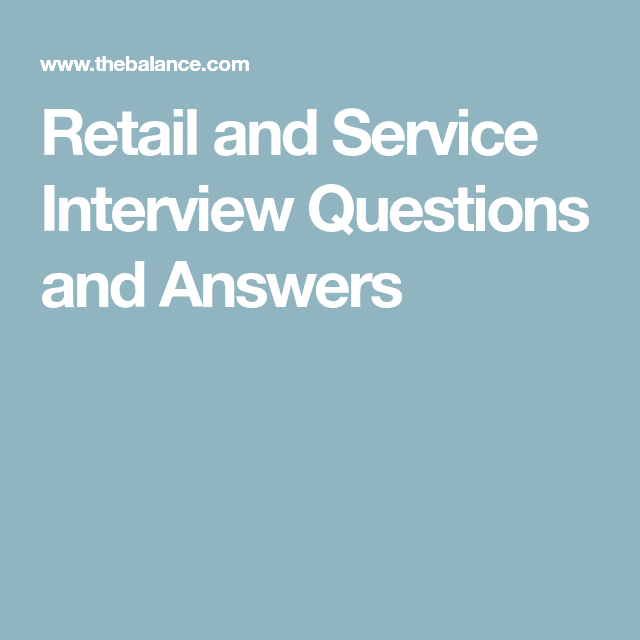 Tips on How to Answer Retail Interview Questions