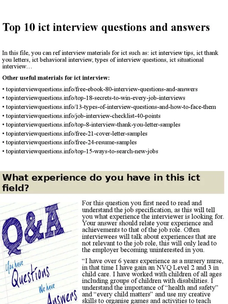 Top 10 ict interview questions and answers.pptx ...
