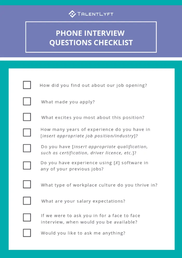 Top 10 Phone Interview Questions to Ask Job Candidates