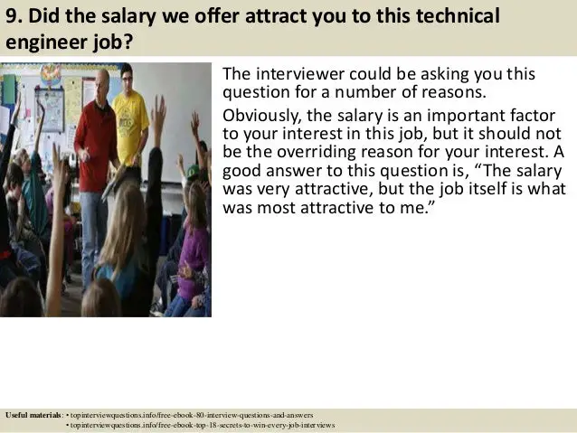 Top 10 technical engineer interview questions and answers