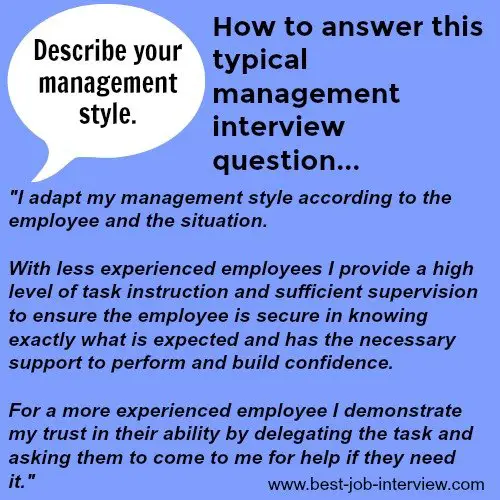 Typical Management Interview Questions