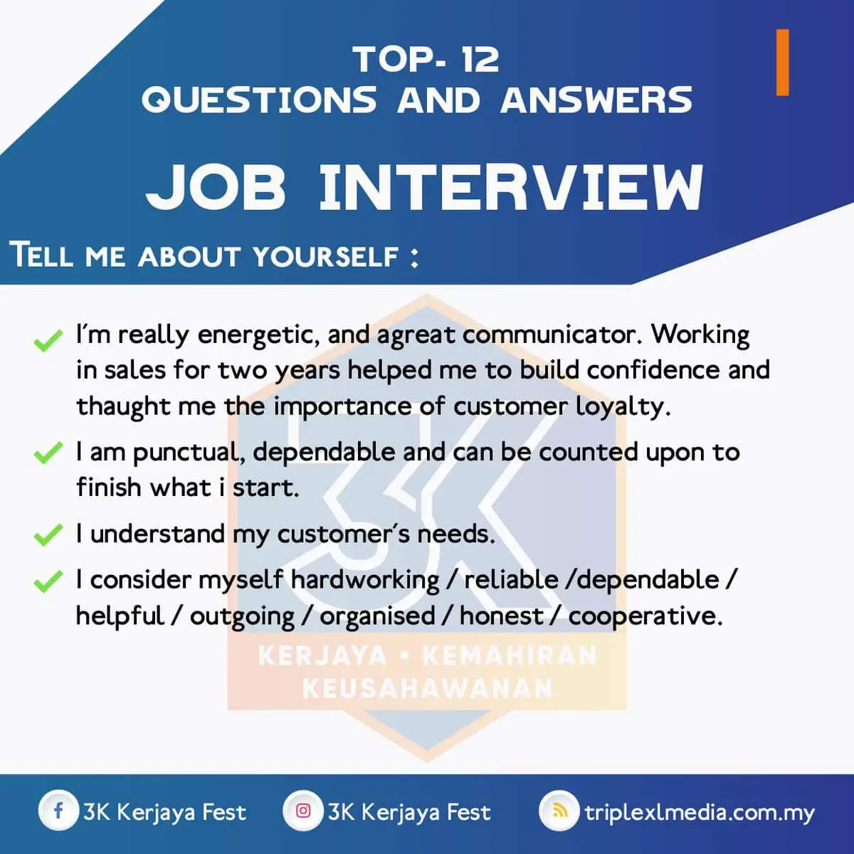 Warehouse job interview questions and answers