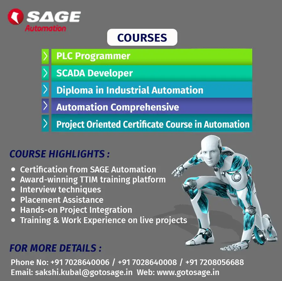 we are provide Best Industrial Automation , PLC, SCADA Training in ...