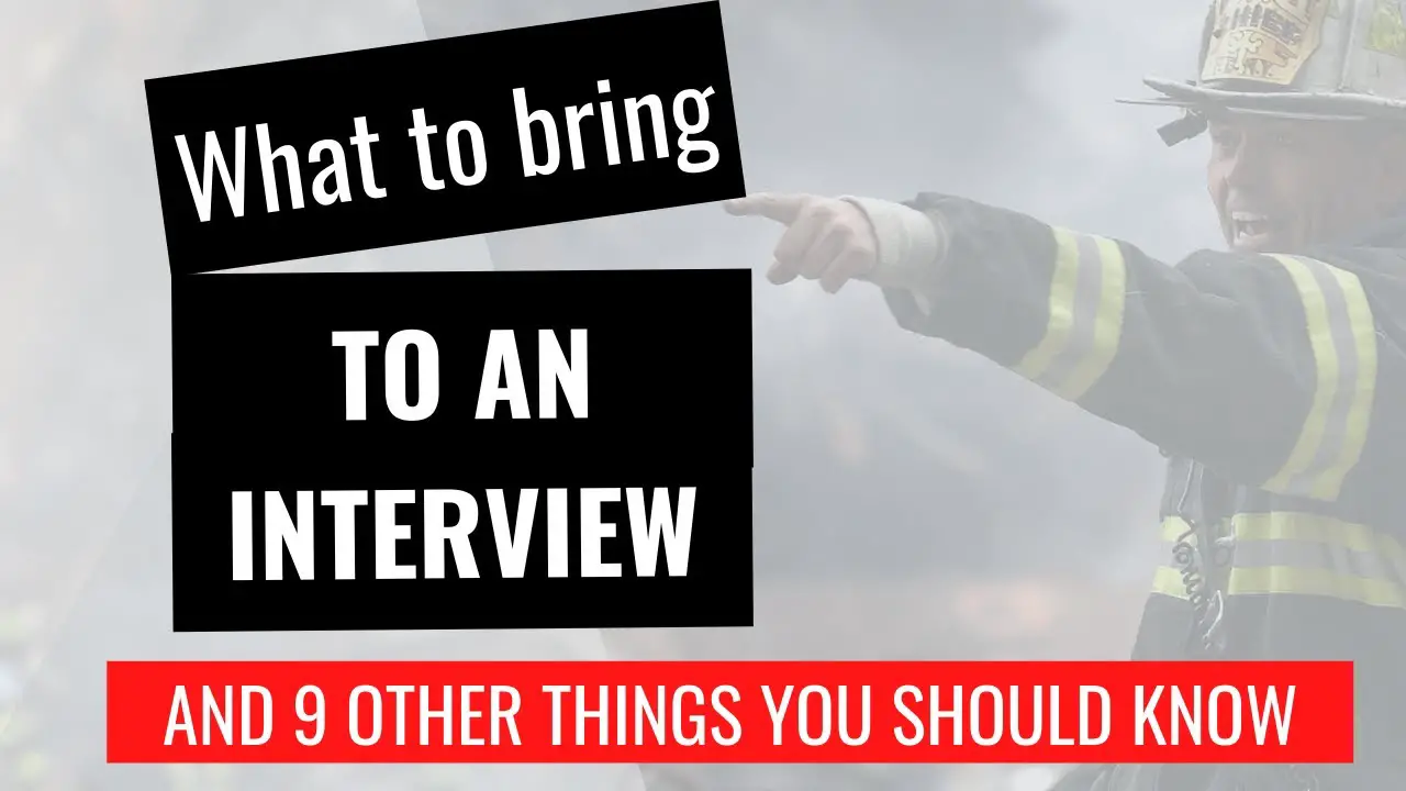 What You SHOULD Bring To An Interview (and 9 other things ...